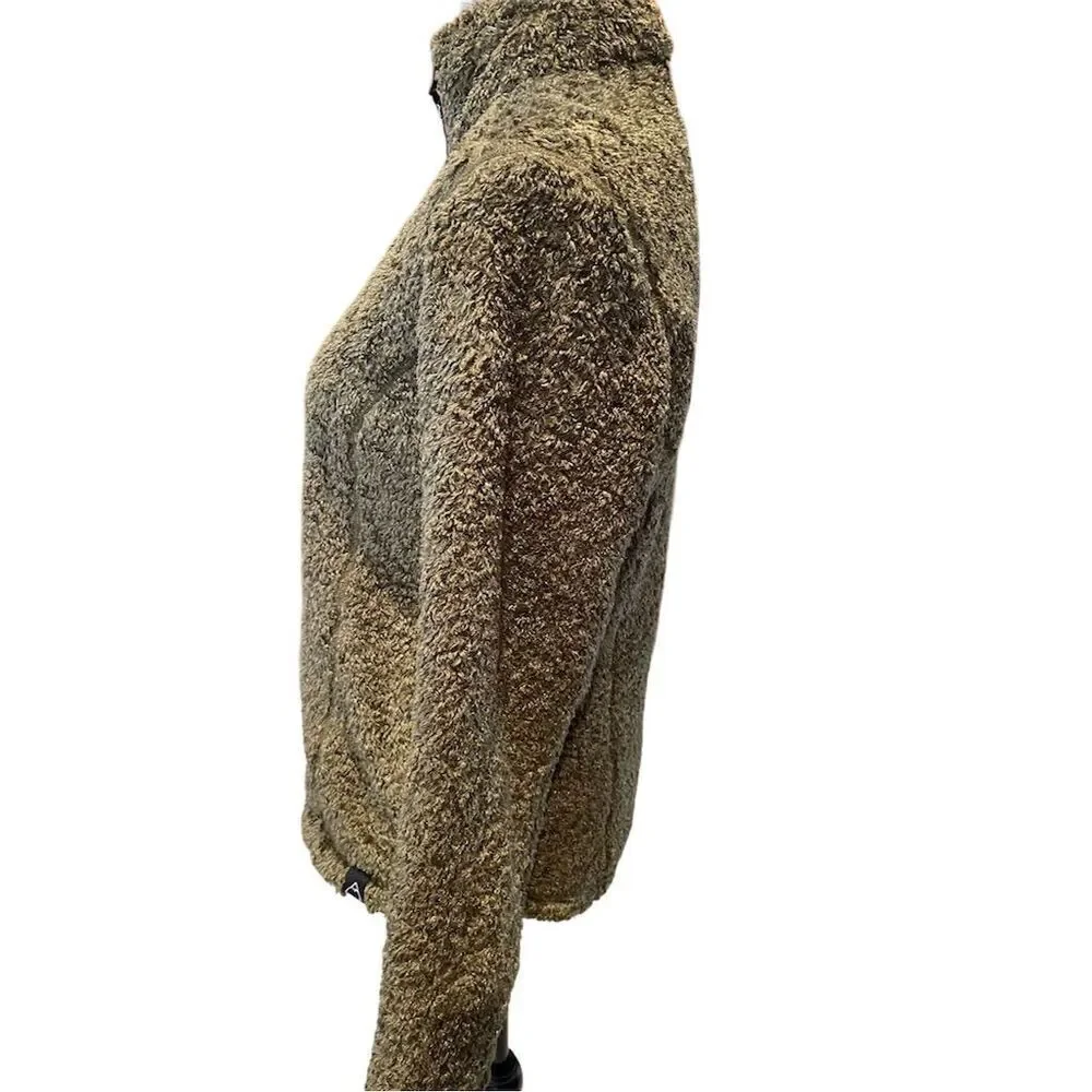 Avalanche Wear Women’s  Fleece Jacket Gold Zip-Up Size M Casual - Picture 8 of 10